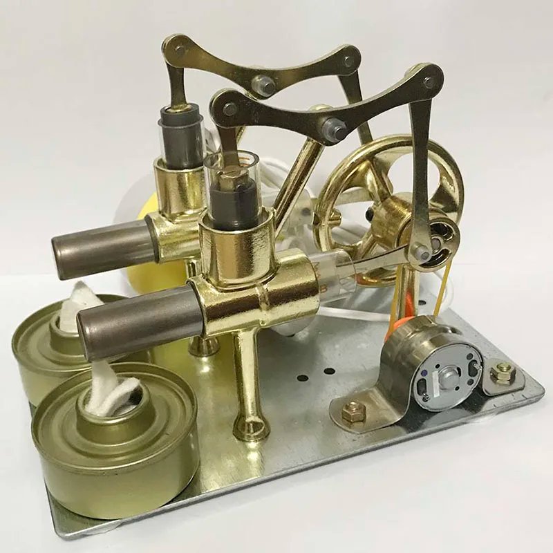 Balance Stirling Engine Miniature Model Steam Power Technology Scientific Power Generation Experimental Toy Balance Stirling Engine Miniature Model Steam Power Technology Scientific Power Generation Experimental Toy