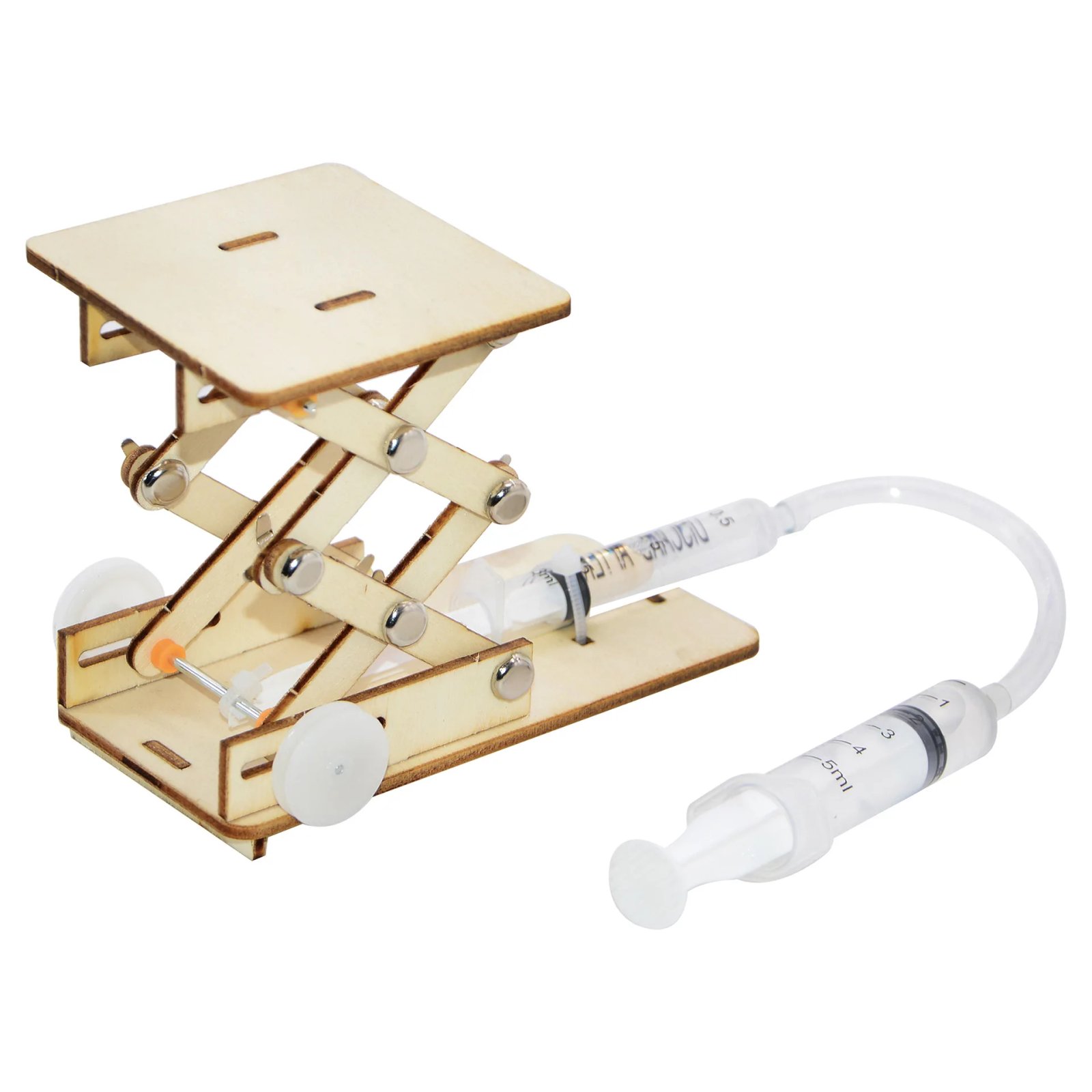 1 PCS DIY Hydraulic Experiment Lift Kids Scientific Toys Puzzle STEM Technology Physics Teaching Aids Science Educational Kit