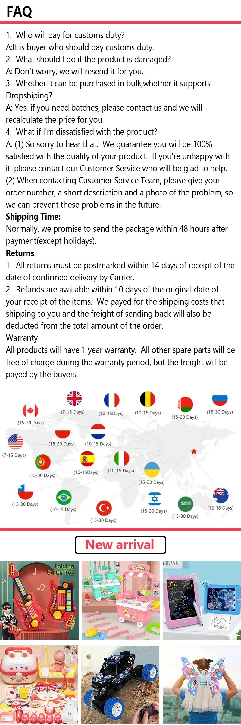 Kids Guitar 3 in 1 Folding Musical Instrument Toddler Electronic Guitar Piano Drum Educational Toys Birthday Gift for Girl Boy