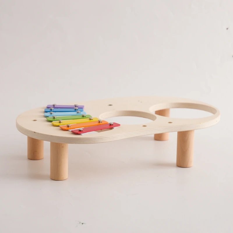 Baby Toy Musical Instrument Wooden Baby Learning Educational Toys Children's Multifunctional Music Knocking Table  Baby Gift Set