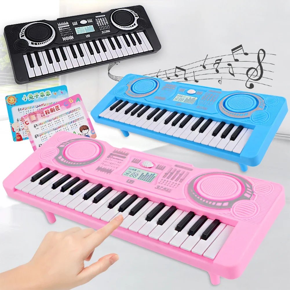 Digital Electronic Piano Kids Educational Toy Portable 37 Keys Electronic Piano Keyboard Children Musical Instrument