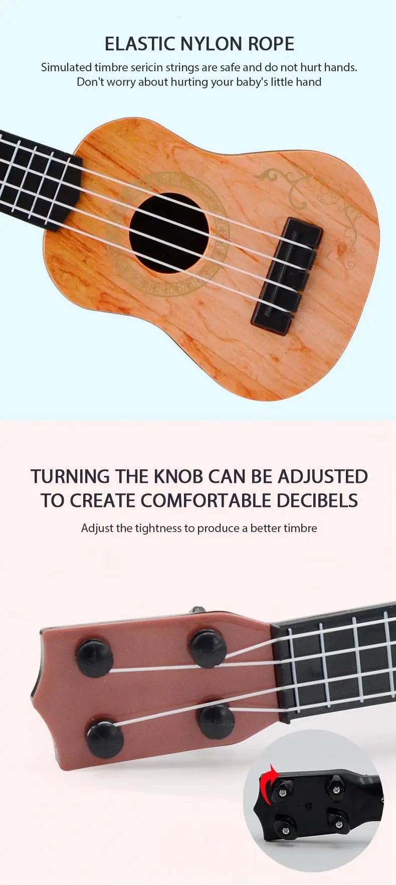 4 Strings Classical Ukulele Guitar Toy Musical Instruments for Kids Mini Guitar Early Education Small Guitar Toys for Kids 4 Strings Classical Ukulele Guitar Toy Musical Instruments for Kids Mini Guitar Early Education Small Guitar Toys for Kids