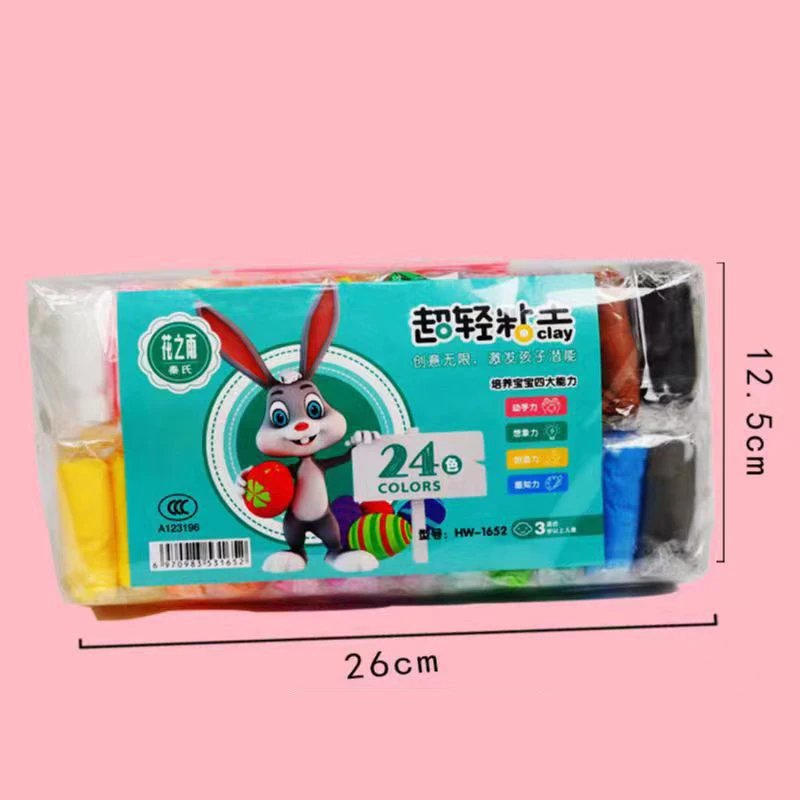 36 Colors Air Dry Clay Ultra Light Magic Modeling Clay with Tools Plasticine DIY Play Dough Sets Toys for Kids Birthday Gift