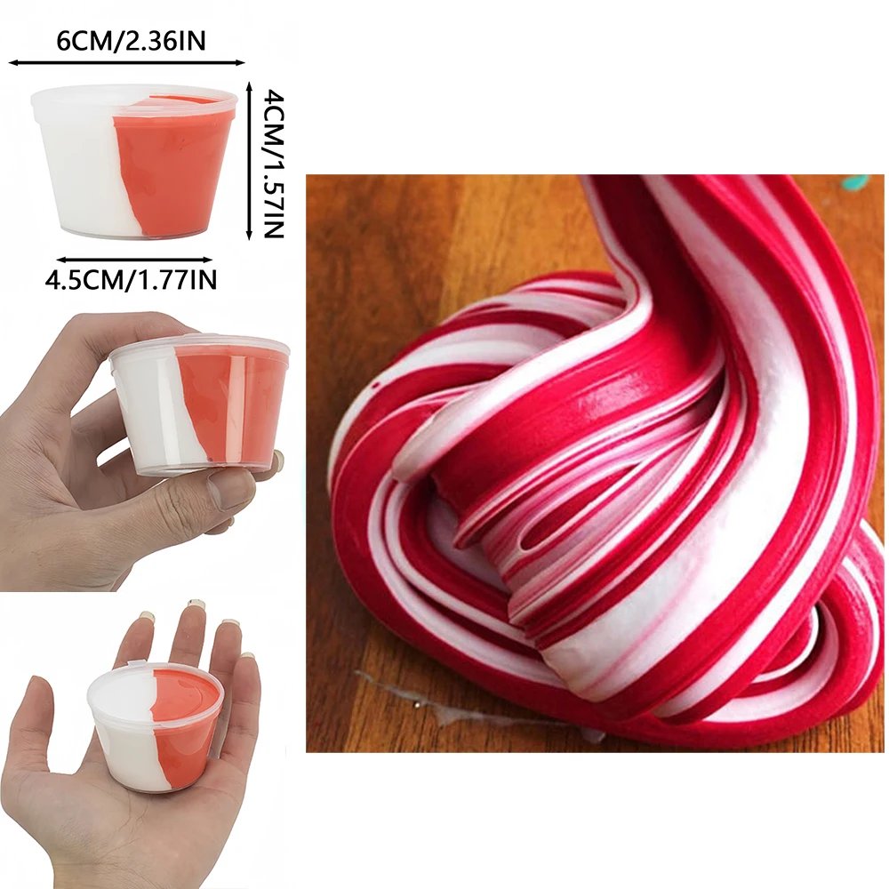 80ml Slime Fluffy Supplies Toys Soft DIY Clay Light Plasticine Putty Playdough Lizun Polymer Modelling Charms Slime Putty Toys