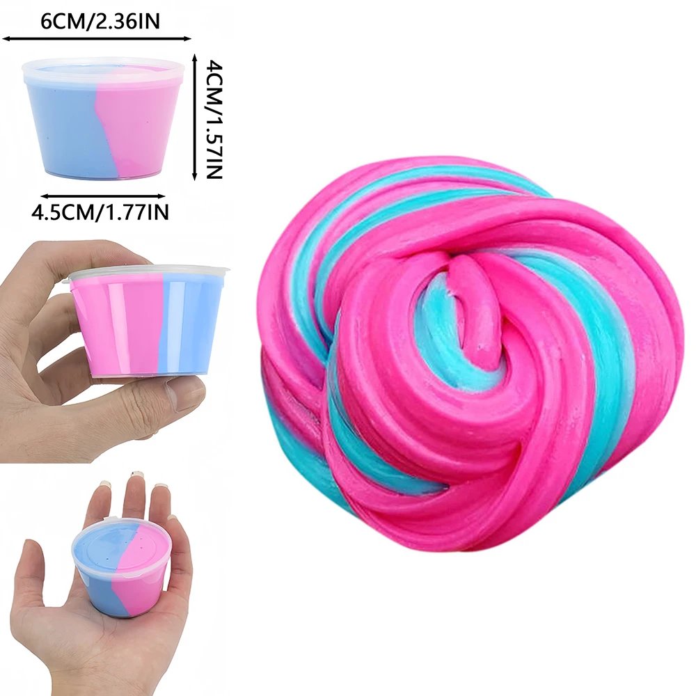 80ml Slime Fluffy Supplies Toys Soft DIY Clay Light Plasticine Putty Playdough Lizun Polymer Modelling Charms Slime Putty Toys