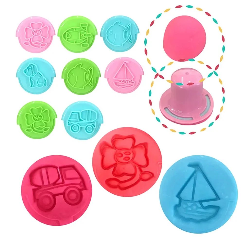 26 Piece Set DIY Plasticine Mold Modeling Clay Accessories Play Dough Tool Kit Plastic Set Knife Mold Kids Educational Toys
