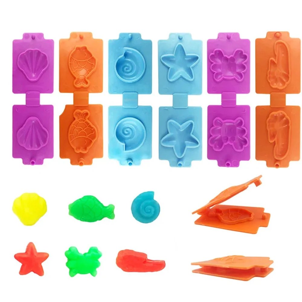 26 Piece Set DIY Plasticine Mold Modeling Clay Accessories Play Dough Tool Kit Plastic Set Knife Mold Kids Educational Toys