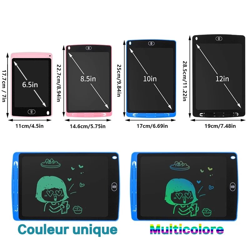 6.5/8.5/10/12Inch LCD Drawing Board Writing Tablet Digit Magic Blackboard Art Painting Tool Kids Toys Brain Game Child’s Gift 6.5/8.5/10/12Inch LCD Drawing Board Writing Tablet Digit Magic Blackboard Art Painting Tool Kids Toys Brain Game Child's Gift