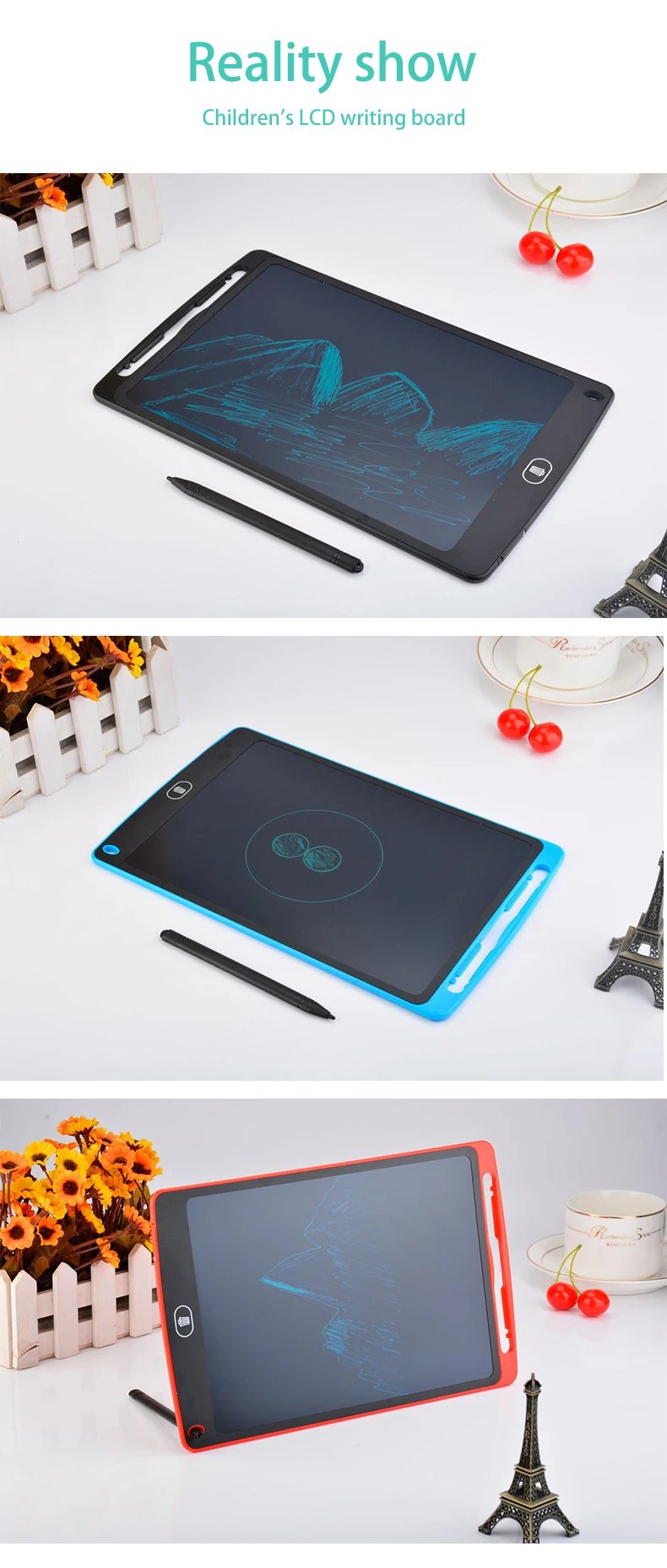 6.5/8.5/10/12Inch LCD Drawing Board Writing Tablet Digit Magic Blackboard Art Painting Tool Kids Toys Brain Game Child's Gift 6.5/8.5/10/12Inch LCD Drawing Board Writing Tablet Digit Magic Blackboard Art Painting Tool Kids Toys Brain Game Child's Gift