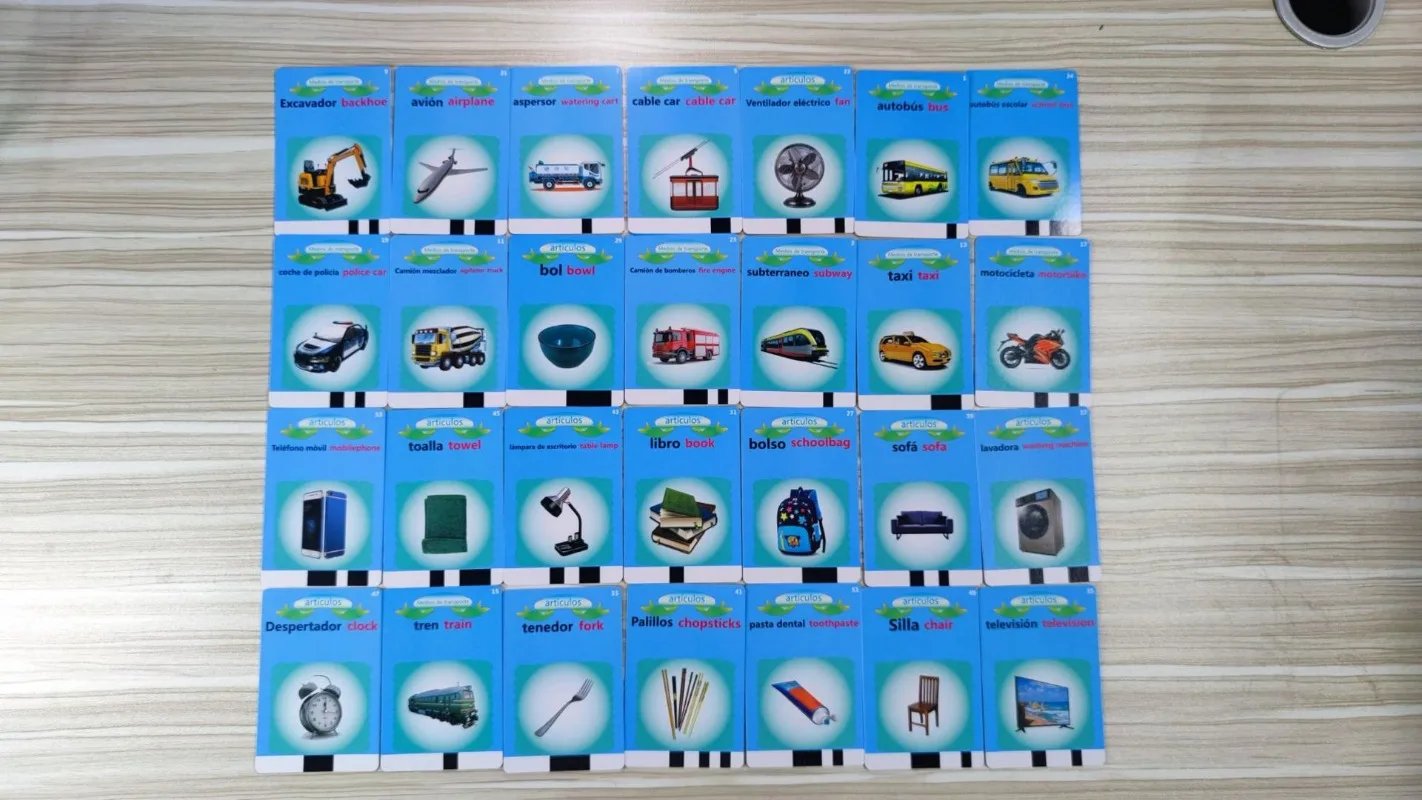 Talking Flash Cards Early Educational Baby Boys Girls Preschool Learning Reading Machine Interactive Gift Arabic Russian Italian