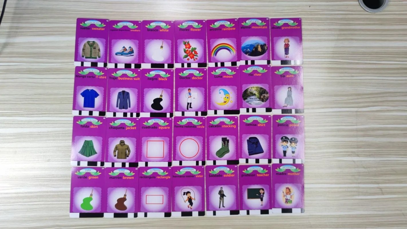 Talking Flash Cards Early Educational Baby Boys Girls Preschool Learning Reading Machine Interactive Gift Arabic Russian Italian