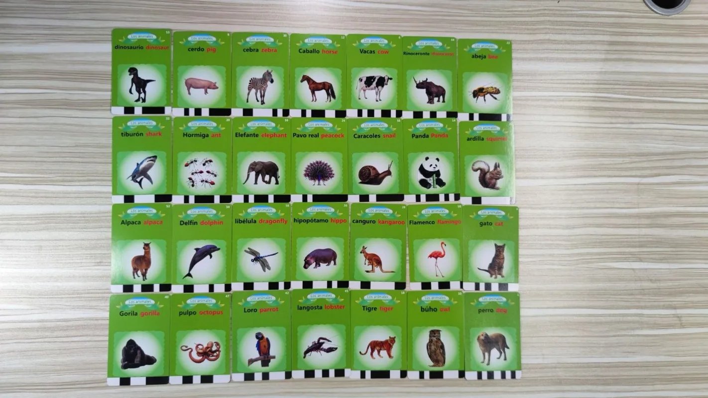 Talking Flash Cards Early Educational Baby Boys Girls Preschool Learning Reading Machine Interactive Gift Arabic Russian Italian