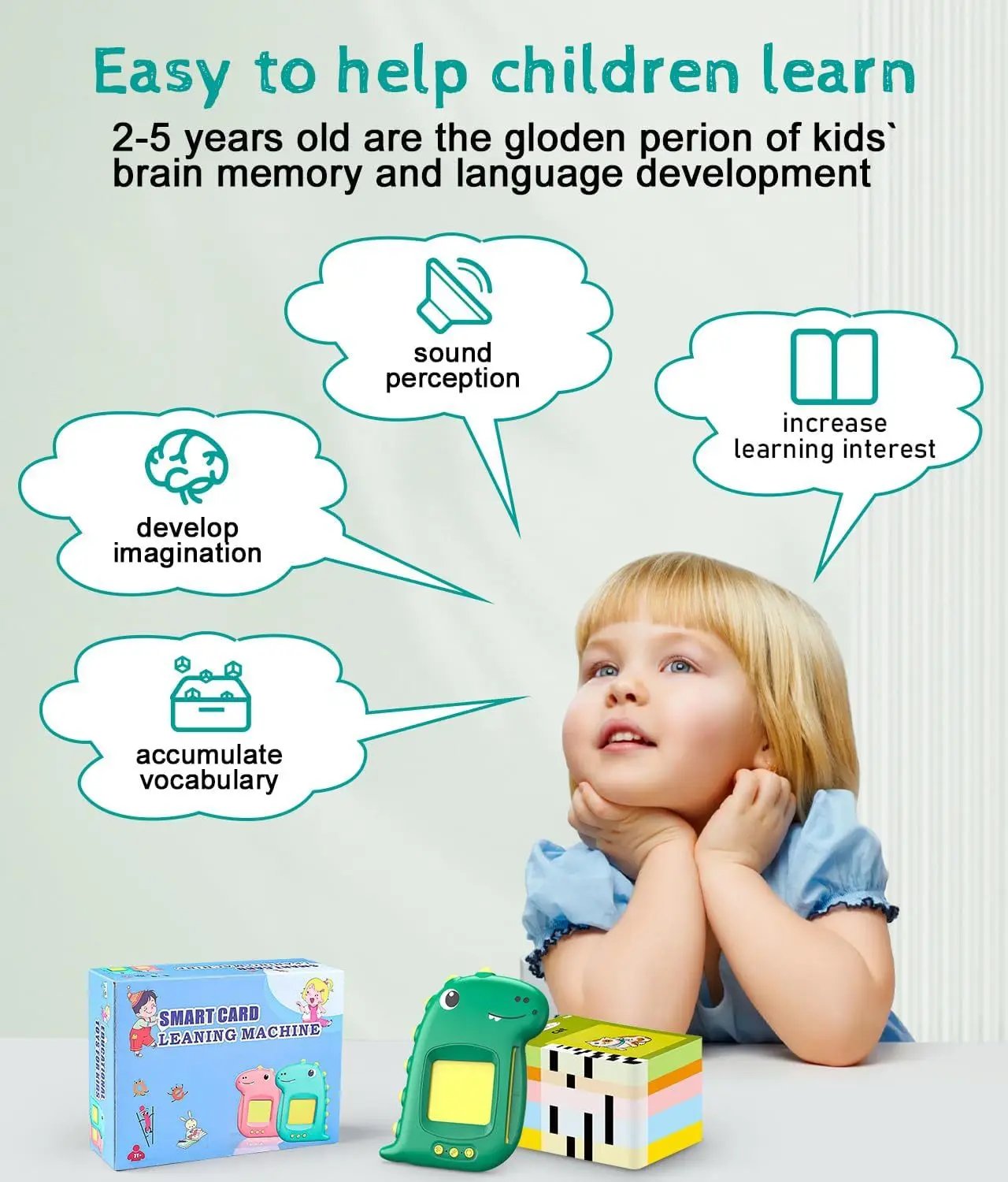 Talking Flash Cards Early Educational Baby Boys Girls Preschool Learning Reading Machine Interactive Gift Arabic Russian Italian