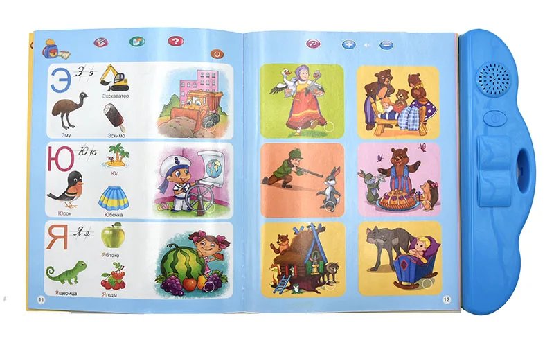 Kids Russian Book Reading Machines Learning Alphabet Baby Early Educational Toys Parent-child Interactive Game  Learning Toys