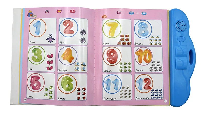 Kids Russian Book Reading Machines Learning Alphabet Baby Early Educational Toys Parent-child Interactive Game  Learning Toys