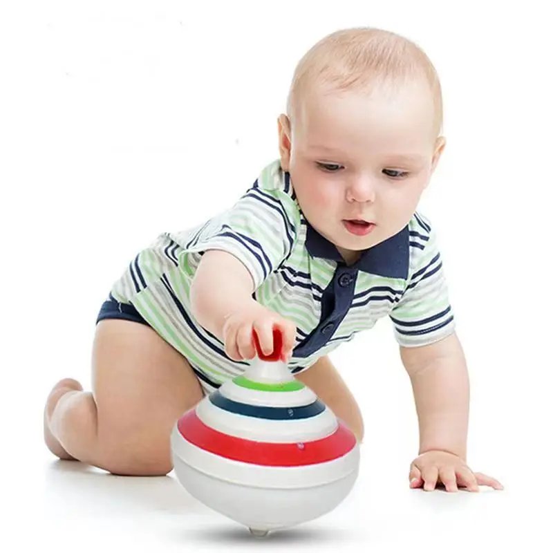 Classic Magic Spinning Tops Toy Music Light Gyro Children's Toys with LED Flash Light Music Funny Toys Kids Boys Birthday Gift