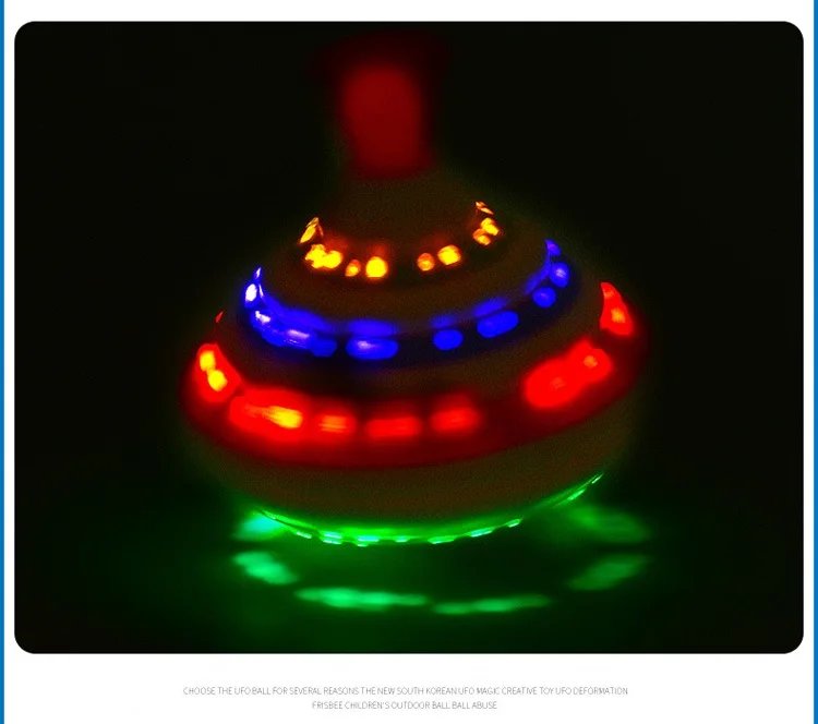 Classic Magic Spinning Tops Toy Music Light Gyro Children's Toys with LED Flash Light Music Funny Toys Kids Boys Birthday Gift