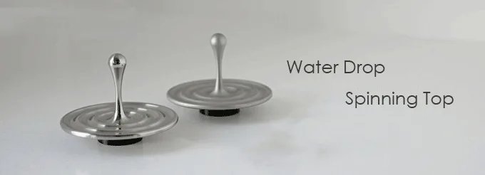 Spinning Top Rotating Magnetic Decoration Desktop Droplets Spiner Toys Gifts Hot Sale Movie Totem Print Spinning Top