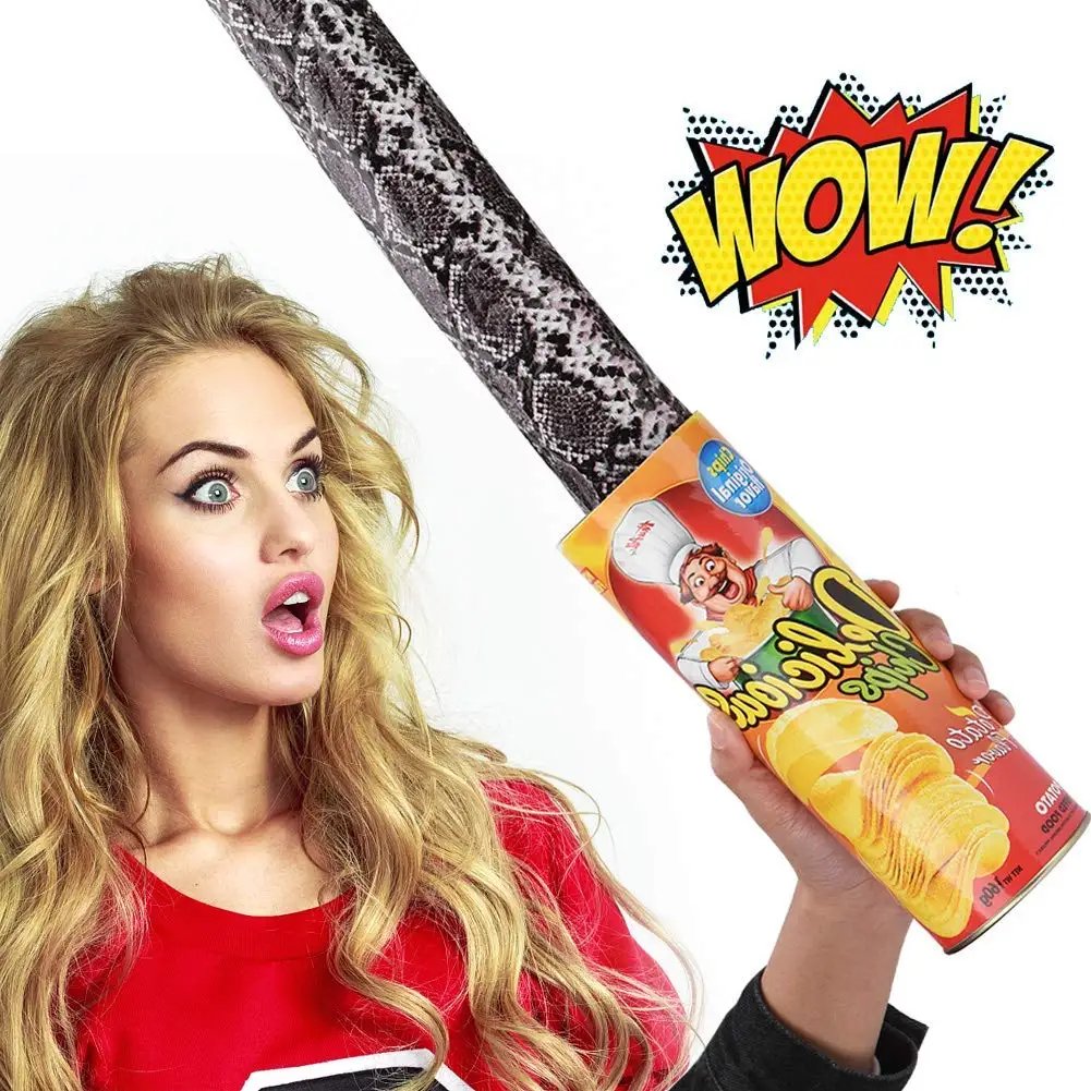 Funny Potato Chip Can Jump Spring Snake roach Toy Gift April Fool Day Halloween Party Decoration Prank Trick Fun Joke Toys Funny Potato Chip Can Jump Spring Snake roach Toy Gift April Fool Day Halloween Party Decoration Prank Trick Fun Joke Toys