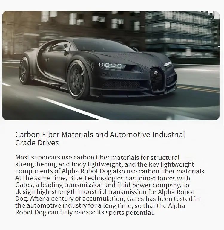 WEILAN AlphaDog C500 C501 Bionic quadruped robot Technology electronic dog Bionic companion intelligent robot