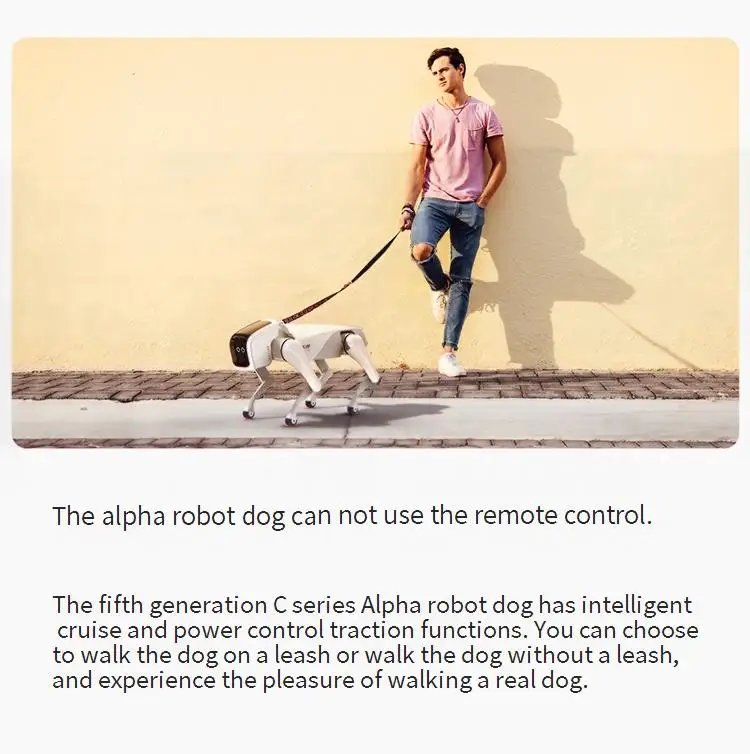 WEILAN AlphaDog C500 C501 Bionic quadruped robot Technology electronic dog Bionic companion intelligent robot