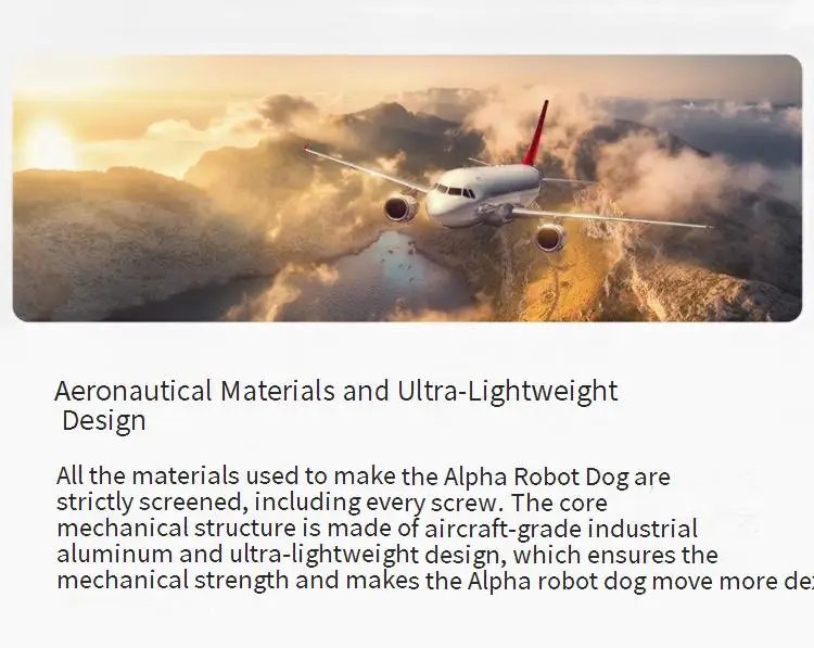 WEILAN AlphaDog C500 C501 Bionic quadruped robot Technology electronic dog Bionic companion intelligent robot