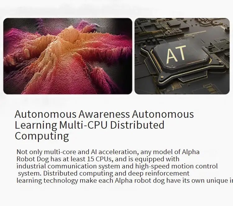 WEILAN AlphaDog C500 C501 Bionic quadruped robot Technology electronic dog Bionic companion intelligent robot