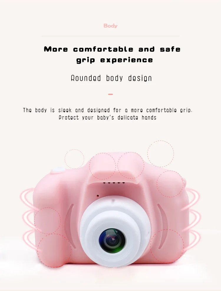 ZWN Children Digital Cameras 1080P HD Camera Video Toys 2 Inch Color Display Outdoor Camera SLR Camera Kid Toy+TF Memory Card
