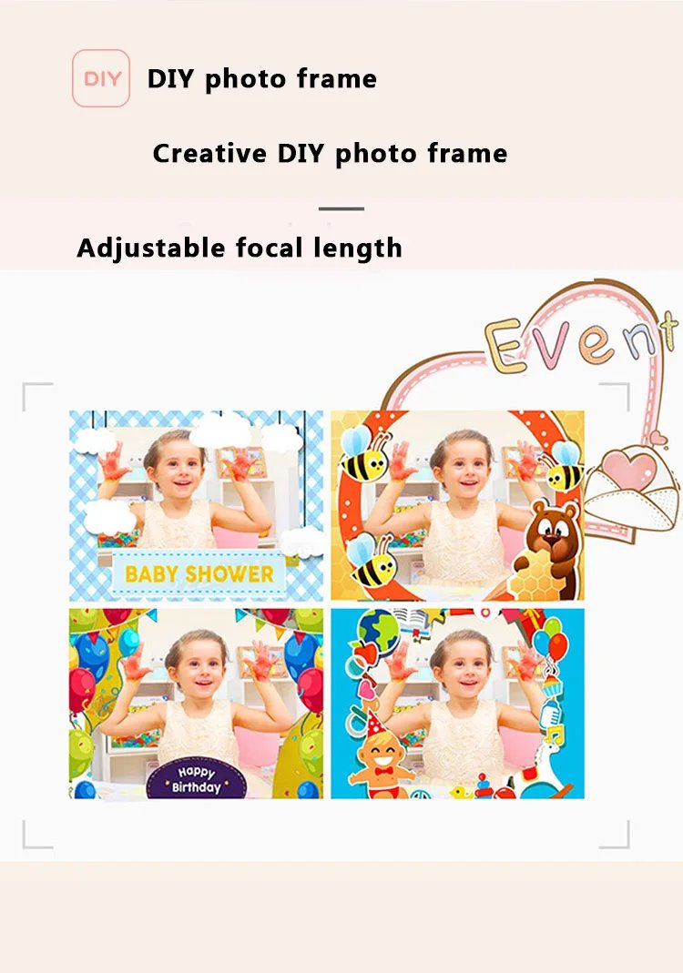 ZWN Children Digital Cameras 1080P HD Camera Video Toys 2 Inch Color Display Outdoor Camera SLR Camera Kid Toy+TF Memory Card