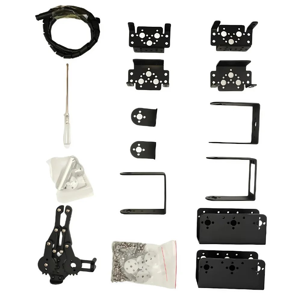 360 Degrees 6 DOF Robot Metal Alloy Mechanical Arm Claw Kit MG996R for Arduino Robotics Kit Educational Ps2 Programmable Toys 360 Degrees 6 DOF Robot Metal Alloy Mechanical Arm Claw Kit MG996R for Arduino Robotics Kit Educational Ps2 Programmable Toys