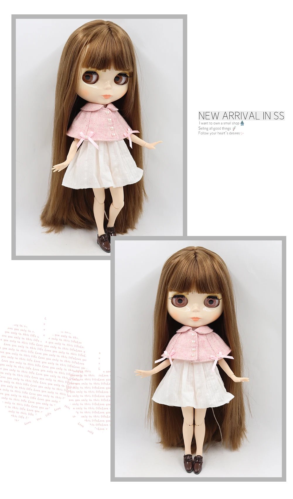 ICY DBS blyth doll 1/6 bjd toy joint body white skin shiny & matte face 30cm on sale special price toy gift anime doll ICY DBS blyth doll 1/6 bjd toy joint body white skin shiny & matte face 30cm on sale special price toy gift anime doll