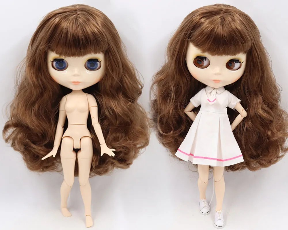 ICY DBS Blyth Doll Joint Body 30CM BJD Toy White Shiny Face and frosted Face with Extra Hands AB and Panel 1/6 DIY Fashion Doll