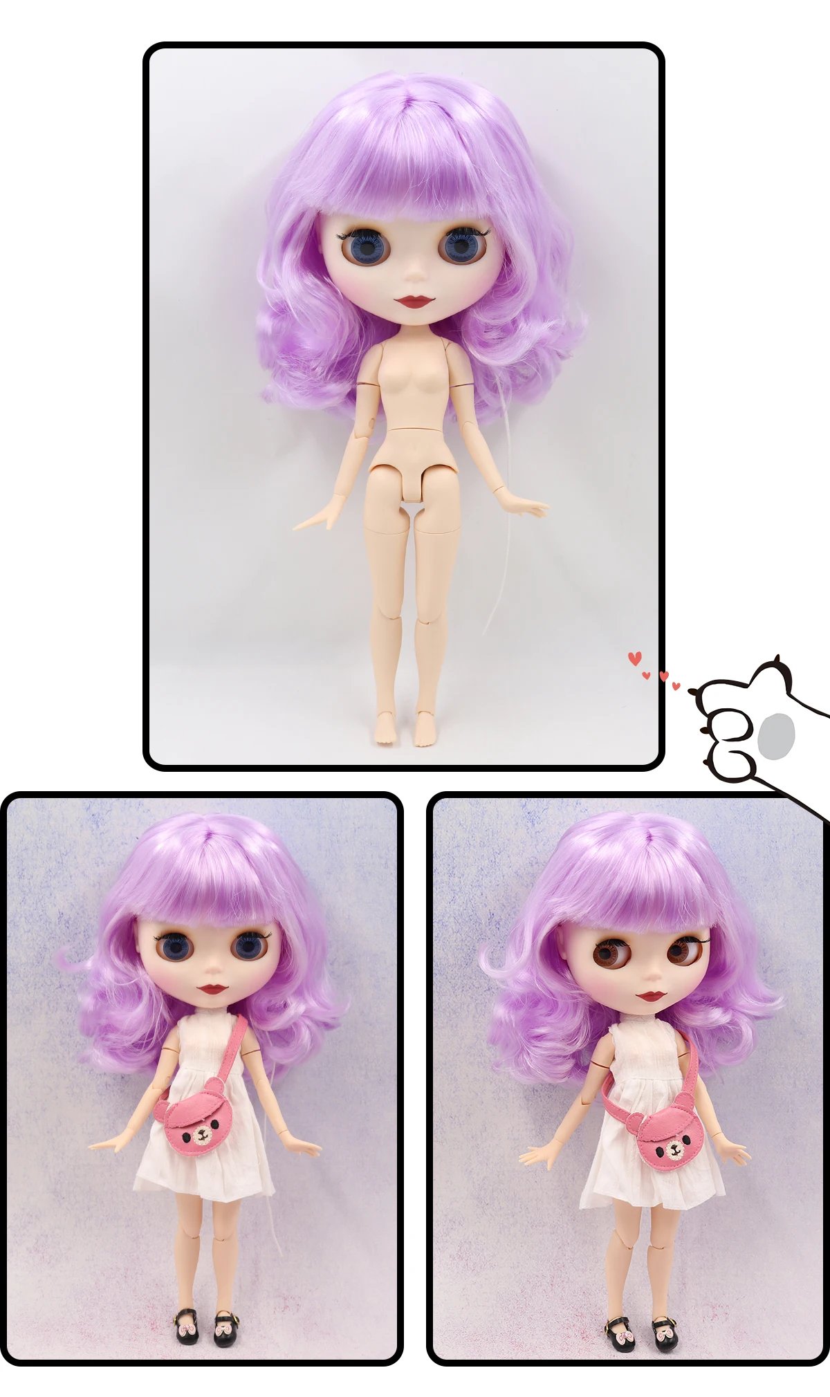 ICY DBS Blyth Doll 1/6 BJD Toy Joint Body Special Offer Lower Price DIY Girls Gift 30cm Anime Doll Random Eyes Colors