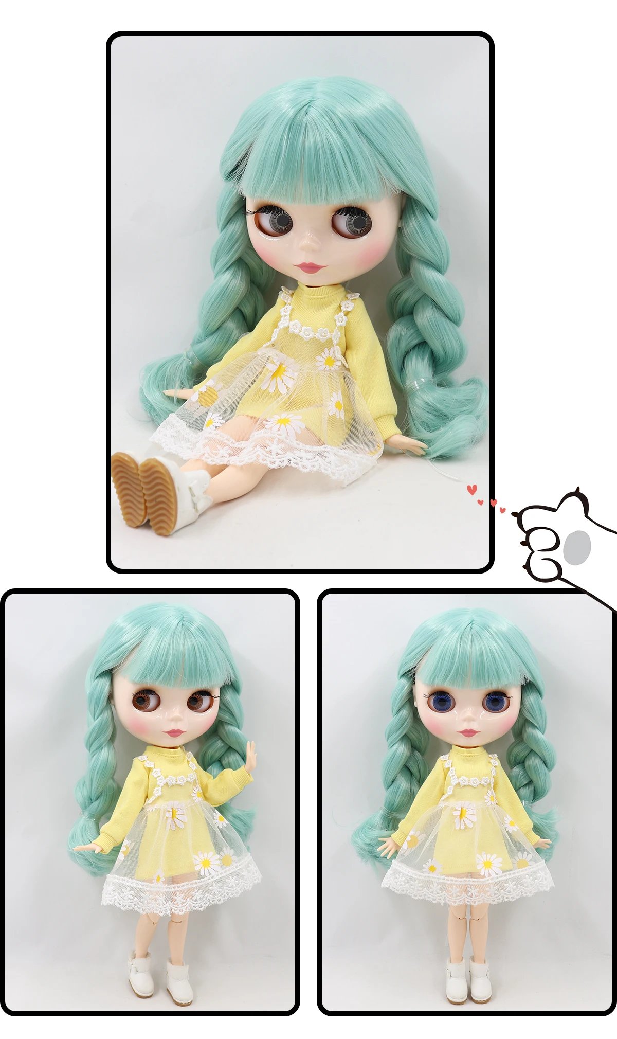 ICY DBS Blyth Doll 1/6 BJD Toy Joint Body Special Offer Lower Price DIY Girls Gift 30cm Anime Doll Random Eyes Colors