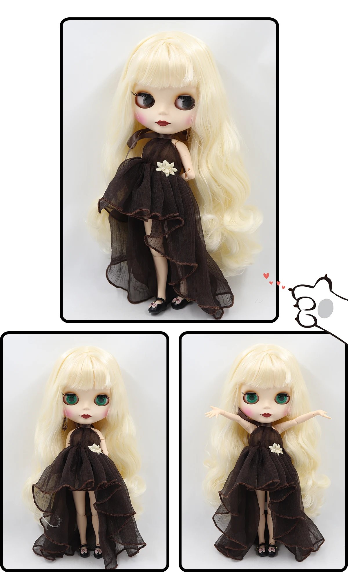 ICY DBS Blyth Doll 1/6 BJD Toy Joint Body Special Offer Lower Price DIY Girls Gift 30cm Anime Doll Random Eyes Colors
