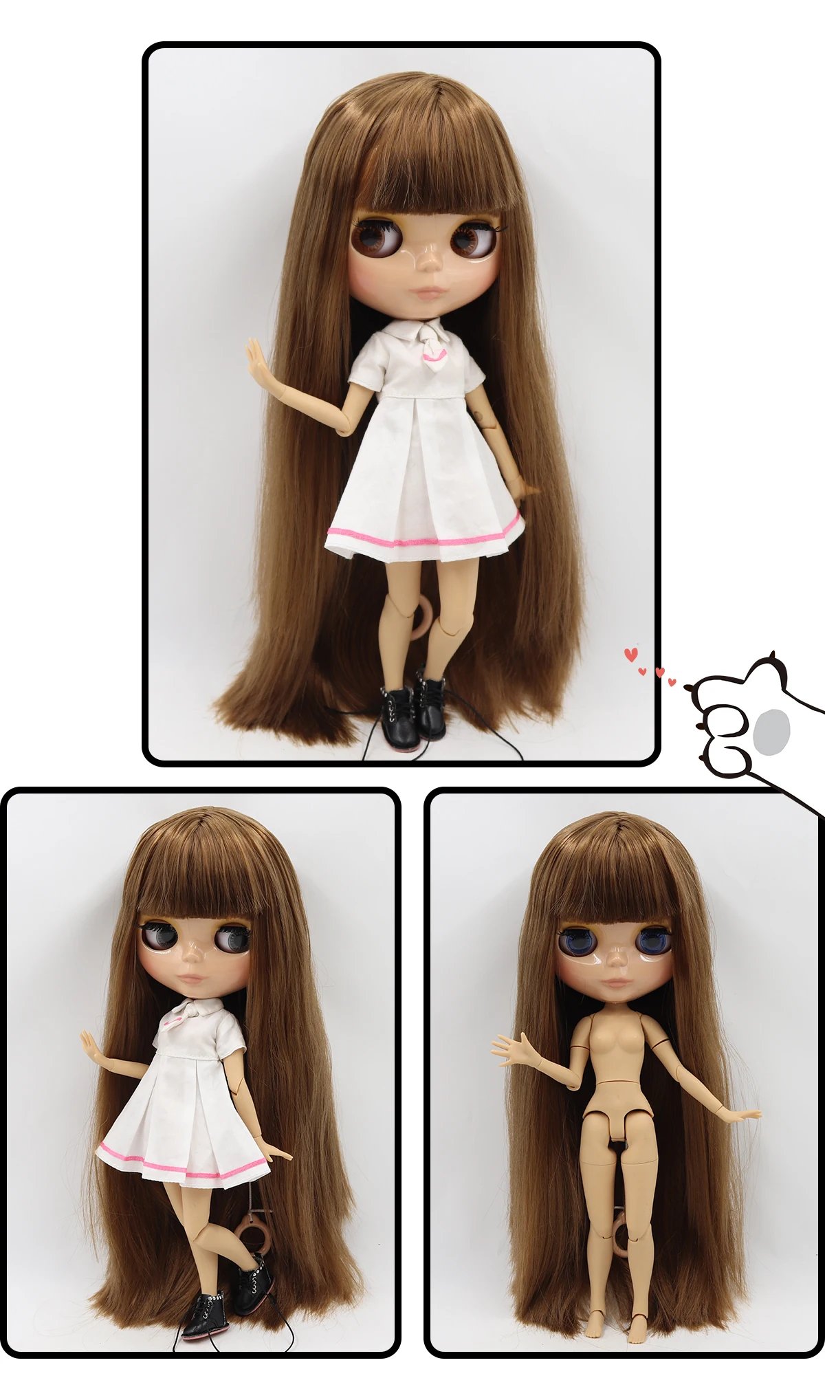 ICY DBS Blyth Doll 1/6 BJD Toy Joint Body Special Offer Lower Price DIY Girls Gift 30cm Anime Doll Random Eyes Colors