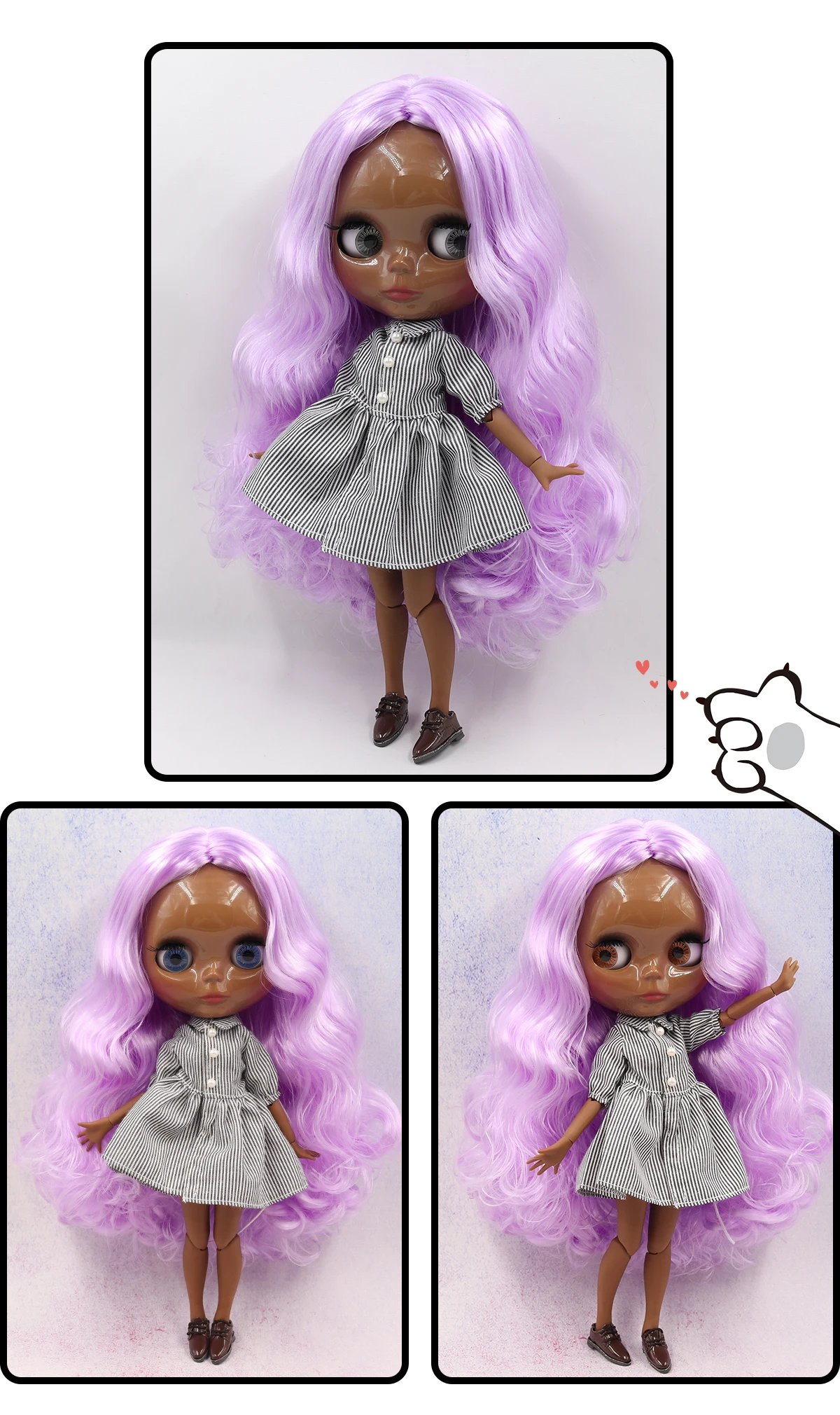 ICY DBS Blyth Doll 1/6 BJD Toy Joint Body Special Offer Lower Price DIY Girls Gift 30cm Anime Doll Random Eyes Colors