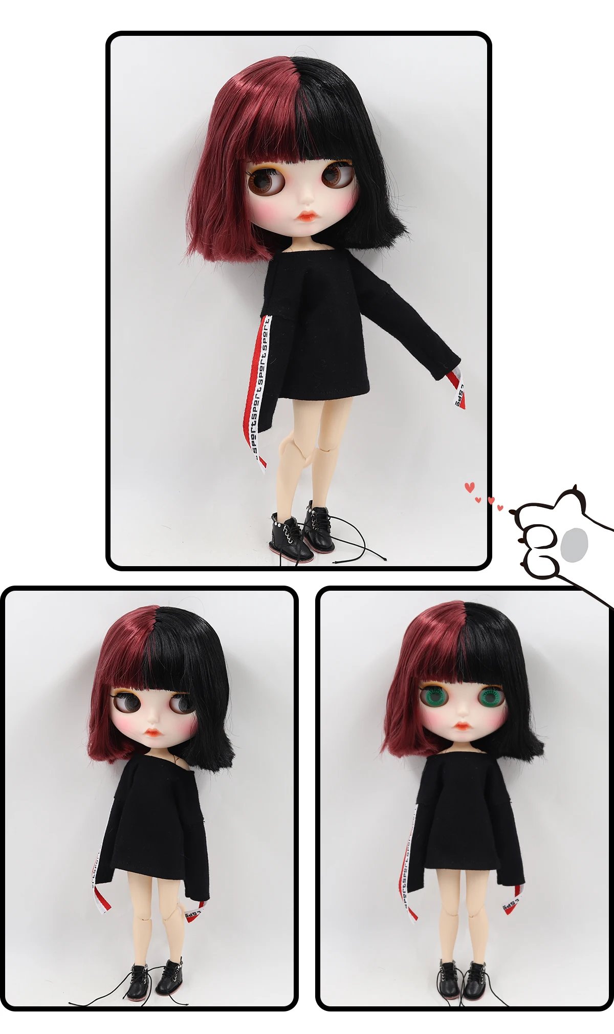 ICY DBS Blyth Doll 1/6 BJD Toy Joint Body Special Offer Lower Price DIY Girls Gift 30cm Anime Doll Random Eyes Colors