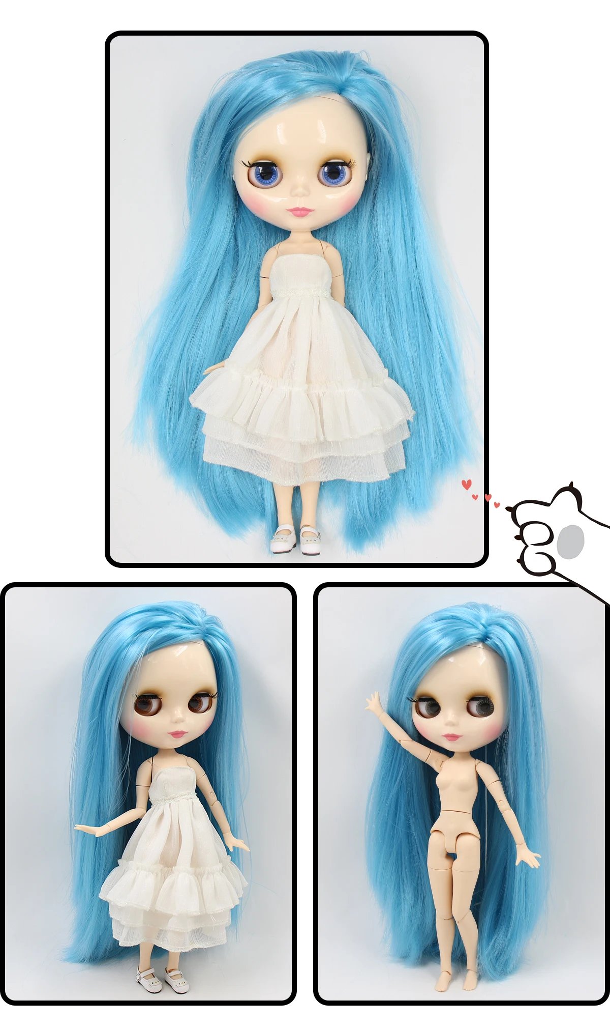 ICY DBS Blyth Doll 1/6 BJD Toy Joint Body Special Offer Lower Price DIY Girls Gift 30cm Anime Doll Random Eyes Colors