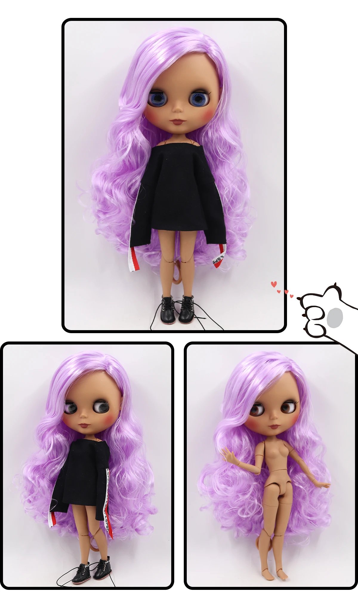 ICY DBS Blyth Doll 1/6 BJD Toy Joint Body Special Offer Lower Price DIY Girls Gift 30cm Anime Doll Random Eyes Colors