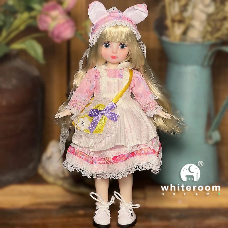 Ball jointed Doll Toys Bjd Dolls For Girls Dolls  1/6 Starry Gray Eyes 30cm Lolita Fashion Dress DIY Toy Children Birthday Gifts