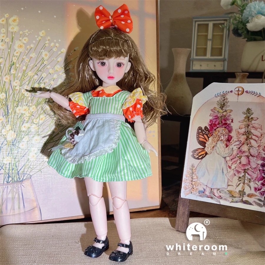 Ball jointed Doll Toys Bjd Dolls For Girls Dolls  1/6 Starry Gray Eyes 30cm Lolita Fashion Dress DIY Toy Children Birthday Gifts