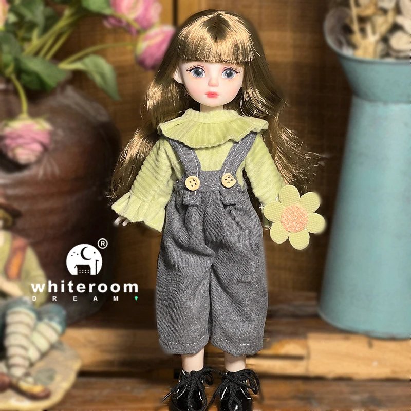 Ball jointed Doll Toys Bjd Dolls For Girls Dolls  1/6 Starry Gray Eyes 30cm Lolita Fashion Dress DIY Toy Children Birthday Gifts