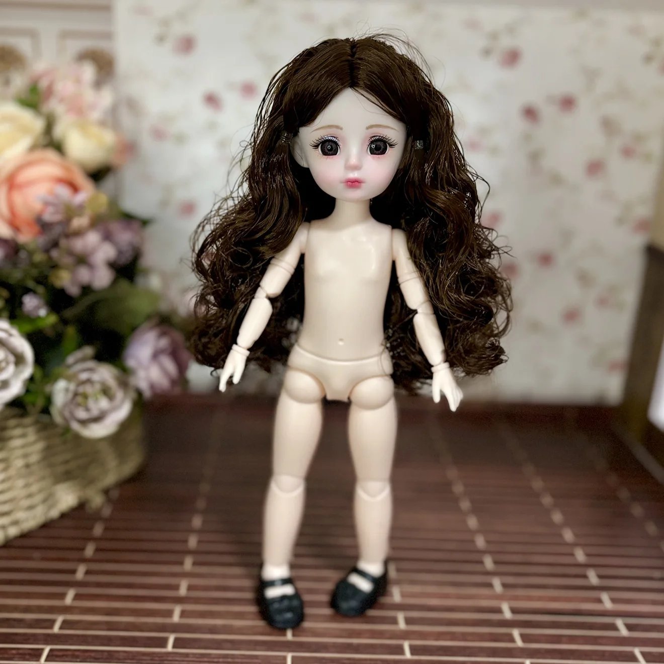 Ball jointed Doll Toys Bjd Dolls For Girls Dolls  1/6 Starry Gray Eyes 30cm Lolita Fashion Dress DIY Toy Children Birthday Gifts