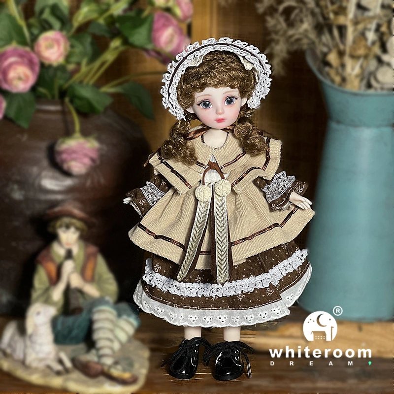 Ball jointed Doll Toys Bjd Dolls For Girls Dolls  1/6 Starry Gray Eyes 30cm Lolita Fashion Dress DIY Toy Children Birthday Gifts