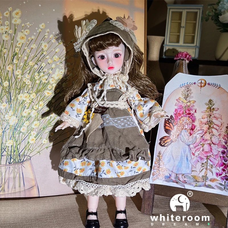 Ball jointed Doll Toys Bjd Dolls For Girls Dolls  1/6 Starry Gray Eyes 30cm Lolita Fashion Dress DIY Toy Children Birthday Gifts