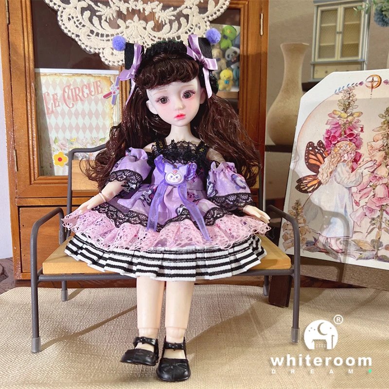 Ball jointed Doll Toys Bjd Dolls For Girls Dolls  1/6 Starry Gray Eyes 30cm Lolita Fashion Dress DIY Toy Children Birthday Gifts