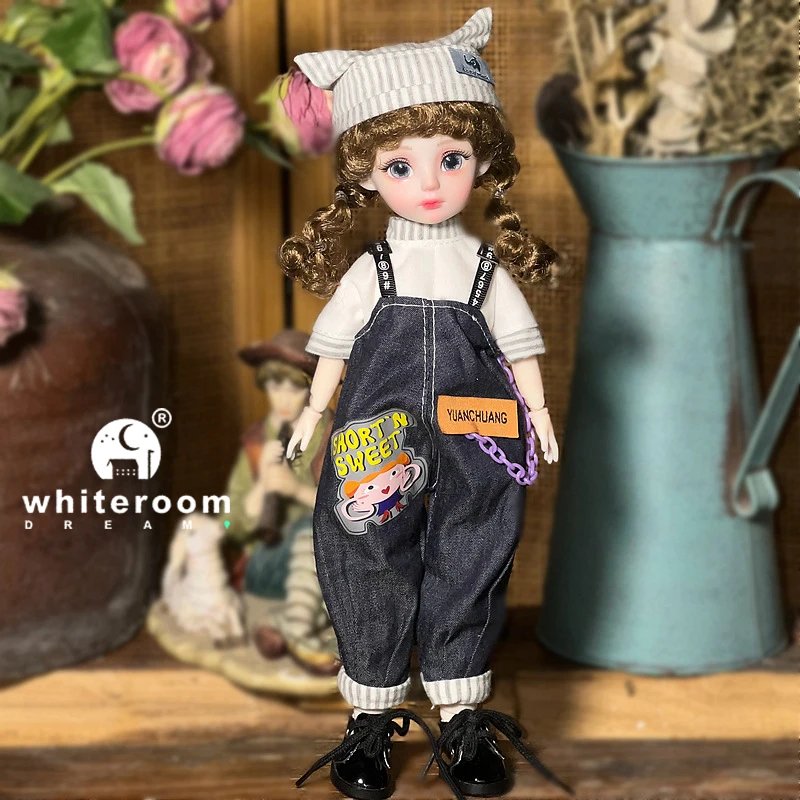 Ball jointed Doll Toys Bjd Dolls For Girls Dolls 1/6 Starry Gray Eyes 30cm Lolita Fashion Dress DIY Toy Children Birthday Gifts Ball jointed Doll Toys Bjd Dolls For Girls Dolls 1/6 Starry Gray Eyes 30cm Lolita Fashion Dress DIY Toy Children Birthday Gifts