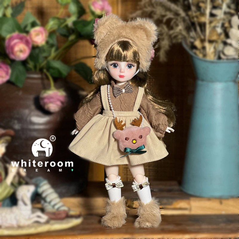 Ball jointed Doll Toys Bjd Dolls For Girls Dolls 1/6 Starry Gray Eyes 30cm Lolita Fashion Dress DIY Toy Children Birthday Gifts Ball jointed Doll Toys Bjd Dolls For Girls Dolls 1/6 Starry Gray Eyes 30cm Lolita Fashion Dress DIY Toy Children Birthday Gifts