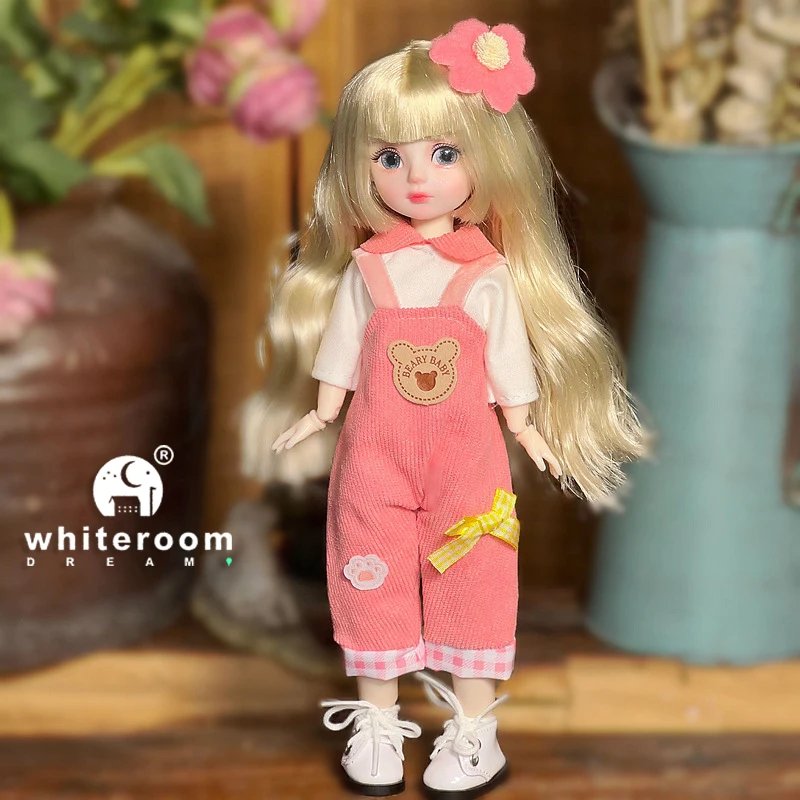 Ball jointed Doll Toys Bjd Dolls For Girls Dolls  1/6 Starry Gray Eyes 30cm Lolita Fashion Dress DIY Toy Children Birthday Gifts